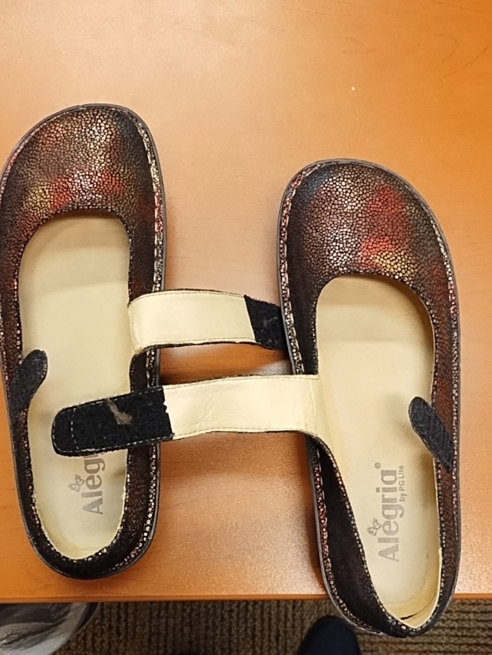 Alegria Paloma Mary Jane  in Multicolor Metallic Pebble - Picture 7 of 9